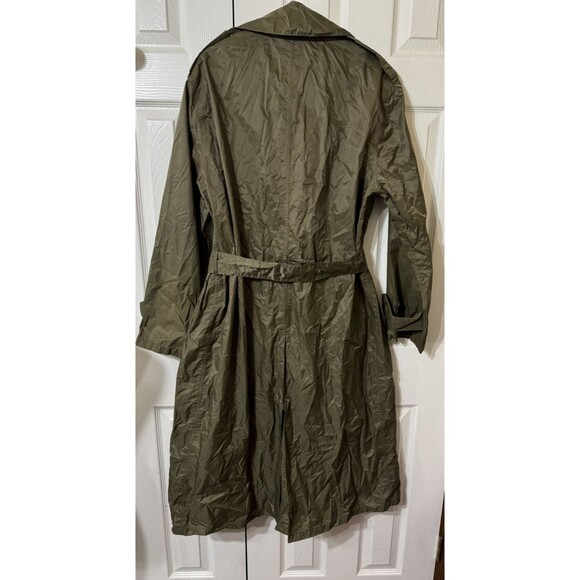 VTG 60S Men’s 36L, Military Army Green  Lightweight RAINCOAT Shower Hat IBERIA - Picture 3 of 7